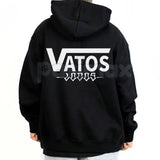 Chicano Clothing Vatos Loc Forever El Gallo Negro – Lowrider Oversized Graphic Tee, Heavy Sweatshirt & Hoodie