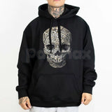 Chicano Skull Art Lowrider Shirt – Oversized Mexican Graphic Hoodie & Heavyweight Streetwear Sweatshirt