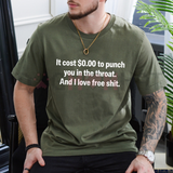 Complimentary Chaos Tee – Funny I Love Free Stuff Sarcastic Quote Shirt