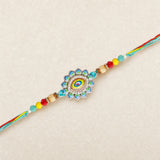 Premium Designer Evil Eye Rakhi for Brother – Rakhi Thread, Rakhi Bracelet, Traditional Raksha Bandhan Gift for Bhaiya