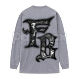 FB County Graphic Long Sleeve Tee – Authentic West Coast Streetwear, Premium Gildan 5400 Heavy Cotton Long Sleeve