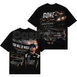 Funny Kyle Busch "RIP Gone Too Soon" T-Shirt – Ironic Vintage NASCAR Racing Fan Graphic Tee