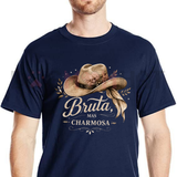 Charming Wilderness Vintage Botanical Graphic Tee - Nature & Floral Animal Shirt