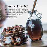 Black Castor Oil for Hair & Brows