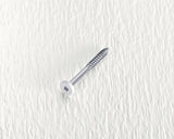FASCIA SCRW9X17/8 WHT (Pack of 1)