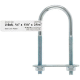 BOLT U 1/4X13/8X3.31 (Pack of 10)