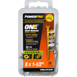 MULTISCREW #8X1.50 25PK (Pack of 5)