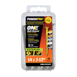MULTISCREW 1/4X31/2EXT (Pack of 5)