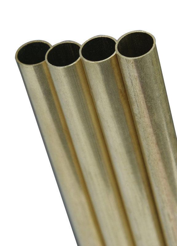 Tube Round Brass12X15/32 (Pack Of 1)