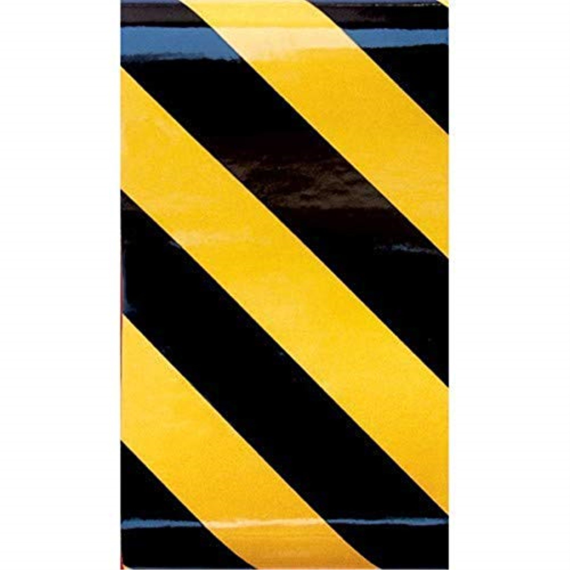 5028119 Safety Tape Blk/Ylw 24 Hillman 2 In. W X 24 In. L Black/Yellow Reflective Safety Tape (Pack Of 5)