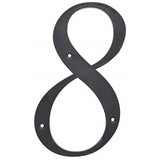 5028382 6 BLK #8 NAILON 1PC Hillman 6 in. Black Plastic NailOn Number 8 1 pc (Pack of 3)