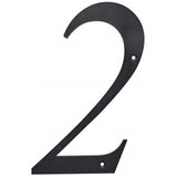 5028383 6 BLK #2 NAILON 1PC Hillman 6 in. Black Plastic NailOn Number 2 1 pc (Pack of 3)