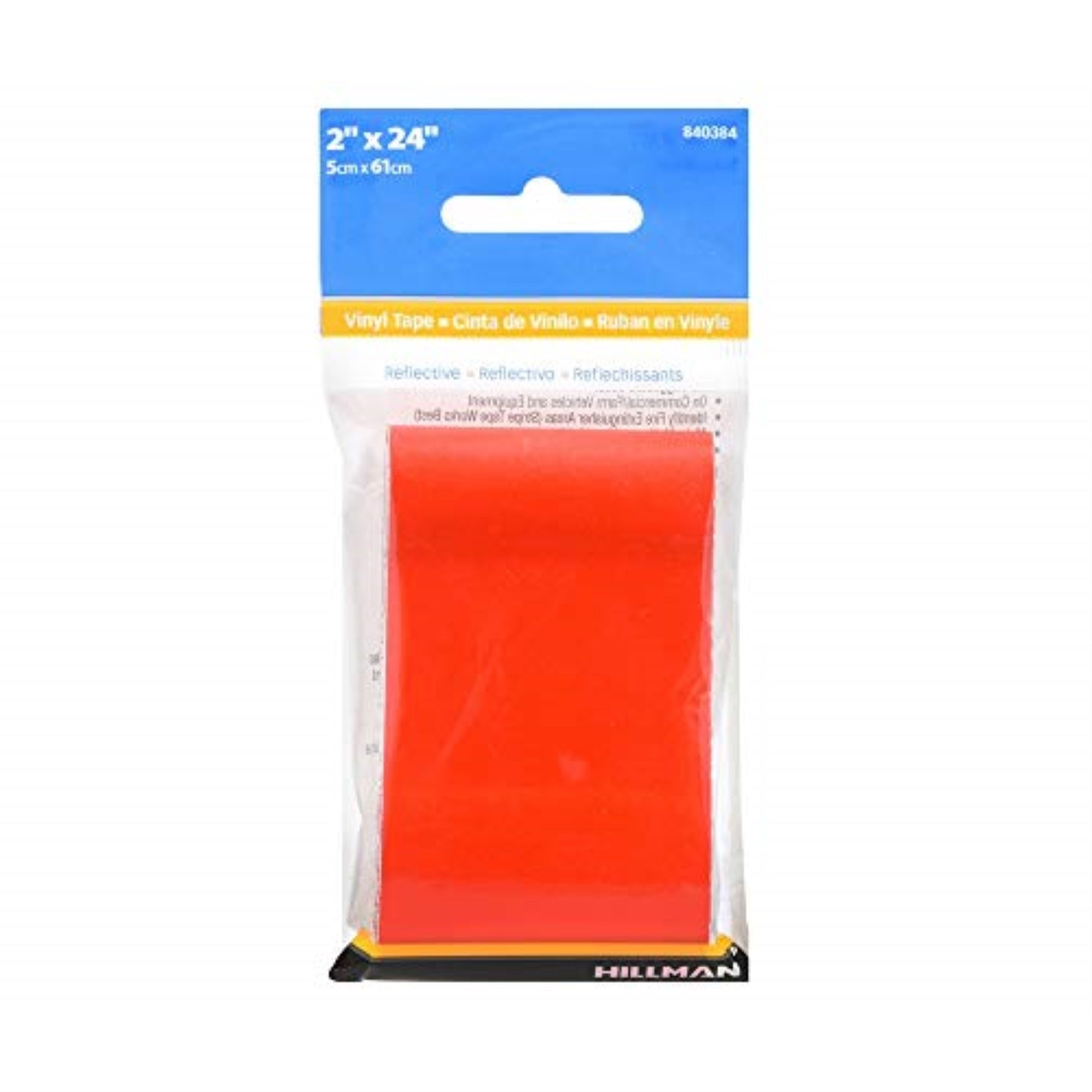 5028403 Reflective Tape Red 24 Hillman 2 In. W X 24 In. L Red Reflective Safety Tape (Pack Of 5)