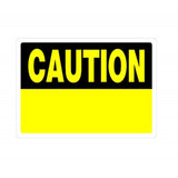 5028926 SIGN CAUTION 10X14 Hillman English Yellow Caution Sign 10 in. H X 14 in. W (Pack of 6)