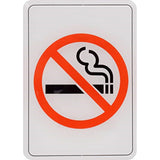 5028981 Sign No Smke Symbl 5X7 Hillman English White No Smoking Sign 5 In. H X 7 In. W (Pack Of 6)