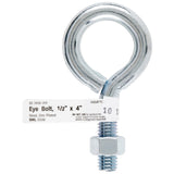 BOLT EYE W/NUT 1/2X4 (Pack of 5)