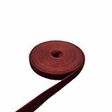 FAYADA Burgundy Velvet Ribbon 3/8'' Fabric Ribbon for Christmas Tree Gift Wrapping Flower Bouquet Choker Wreath Ornaments Hair B