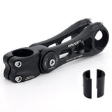 CYSKY Bike Stem Universal 31.8mm and 25.4mm Adjustable 90 Degree 130mm MTB Stem Bike Stem Riser Short Handlebar Stem for Mounta