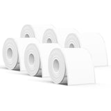 SUPVAN T50M Series Label Maker Tape, 6 Rolls 1.963.14 (50mm80mm) 100 Labels/Roll Genuine Laminated Thermal Label Tap