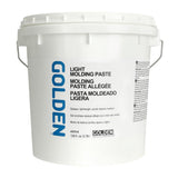 Light Molding Paste by GOLDEN, 128 fl. oz. Jar, Professional Acrylic Paste Medium, Opaque