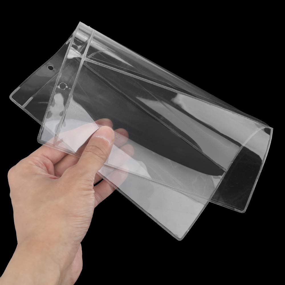 10Pcs Money Banknote Paper Money Album Page Collection Holder Sleeves Loose Leaf Sheet Protection Album (3 pocket paper money)