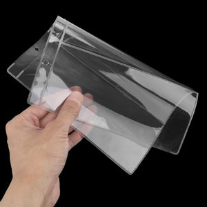 10Pcs Money Banknote Paper Money Album Page Collection Holder Sleeves Loose Leaf Sheet Protection Album (3 pocket paper money)