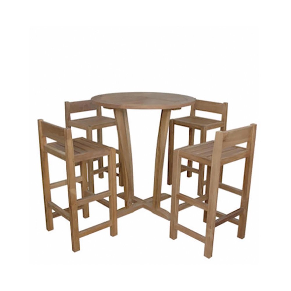 Anderson Teak Set-290 Descanso Sedona 5 Piece Outdoor Bar Set