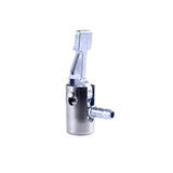 1/4lock on air chuck,mini air compressor portable tire inflator tire chuck hose end with barb connector for hose repair-3Pack