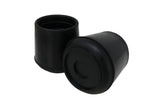 Shepherd Hardware 9226 1-1/2-Inch Inside Diameter Rubber Leg Tips, Black, 2 Count (Pack of 1)
