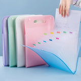 Kesi Ornaments 13Pocket A4 Vertical Expanding File Folder Letter Size Accordion Document Organizer MultiLayer Portable Fil