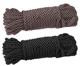 32 feet 8mm(1/3inch) Diameter Soft Silk Rope Solid Braided Twisted Ropes,10m Durable and Strong All Purpose Twine Cord Rope Stri