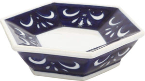 Benjara Elegantly Crafted Bath Accessories, Set Of 4, Blue And White