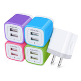 5Pack USB Wall Charger, Charger Adapter, AILKIN 2.1Amp Dual Port Quick Charge Plug Cube for iPhone 17/Air/16e/16/15/14/13/12/SE/