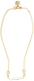 Urbanest 7 Heavy Duty Harp Fitter For Lamp Shades with Saddle, Polished Brass