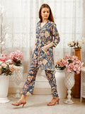 Shienzy Collared Kurta Pant Set || Co Ord Set || Pocket Kurta Pant Set For Women Grey L