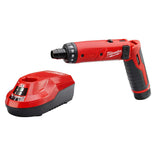 Milwaukee 2101-21 M4 1/4 Hex Screwdriver Kit W/1 Bat