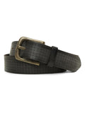 Art N Vintage MenS Casual Leather Belt Mens Everyday Casual Dress Belts Stylish Single Prong Metal Buckle Belts (30 32)
