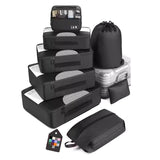 Zulat Travel Organizer Pouch Packing Cubes For Clothes Space Savers Bags Cosmetics/Underwear/Socks/Shoes Toiletry Bag Laundry Or