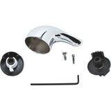 Moen Chrome Metal Replacement Lever Shower Handle Kit for Single Handle Tub and Shower Faucets, 100657