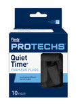 Flents Protechs Foam Ear Plugs for Sleeping, Snoring, Traveling, Concerts, Construction & Studying, Ultra Soft & Comfortable, Bl