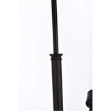 Living District Axel 6-Light Mid-Century Metal Pendant In Black Finish