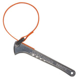 Klein Tools S12HB Strap Wrench, Adjustable GripIt Strap Wrench Adjusts 11/2 to 5Inch, 12Inch Handle