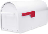 Architectural Mailboxes 5560WR10 Sequoia Postmount Mailbox, Large, White, 20. 79 in. x 8. 03 in. x 9. 72 in.