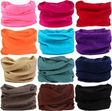 Aadikart Outdoor Seamless Bandanas Tube, Womens And Mens Headband Headwear Headwrap, Pack Of 12 Pcs