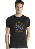 Adro Die With Memories Not With Dreams Mens Printed T-Shirt (Xl, Black)