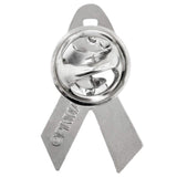 PinMart Awareness Enamel Lapel Pin - Nickel Plated Red Ribbon Pin - Heart Disease Prevention and Awareness Ribbon - Jewelry Broo