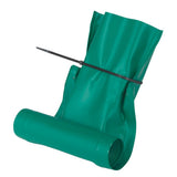 Frost King DE46 Automatic Plastic Drain Away Downspout Extender, Extends 4Feet, Green