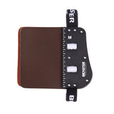 BICASTER SP3 Barebow Finger Tabs Cowhide Face+Aluminum Plate (Medium, Right Handed)