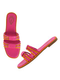 Shoetopia Women'S Sandal-3 Kids Uk (Flat-Kola-Pink)-Eu36,Pink,3,B0D14D6WRL