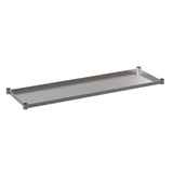 Flash Furniture Woodford Galvanized Under Shelf for Prep and Work Tables - Adjustable Lower Shelf for 24 x 60 Stainless Steel Ta